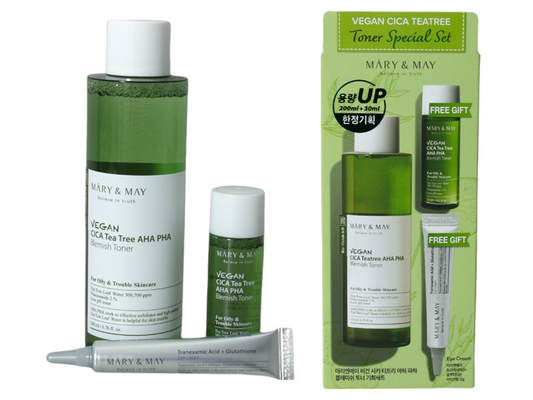 Mary & May Tea Tree Toner Special Set – Soothing & Clarifying Toner | K-Beauty SA